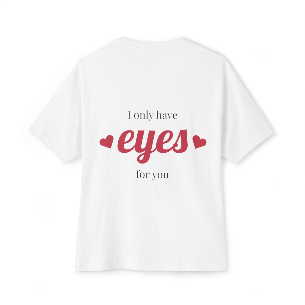 Romantic Unisex Oversized Tee, Cute Gift for Valentine’s Day, Casual Love Shirt, Perfect for Date Nights, Everyday Wear