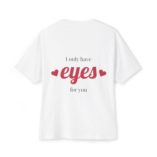 Romantic Unisex Oversized Tee, Cute Gift for Valentine’s Day, Casual Love Shirt, Perfect for Date Nights, Everyday Wear