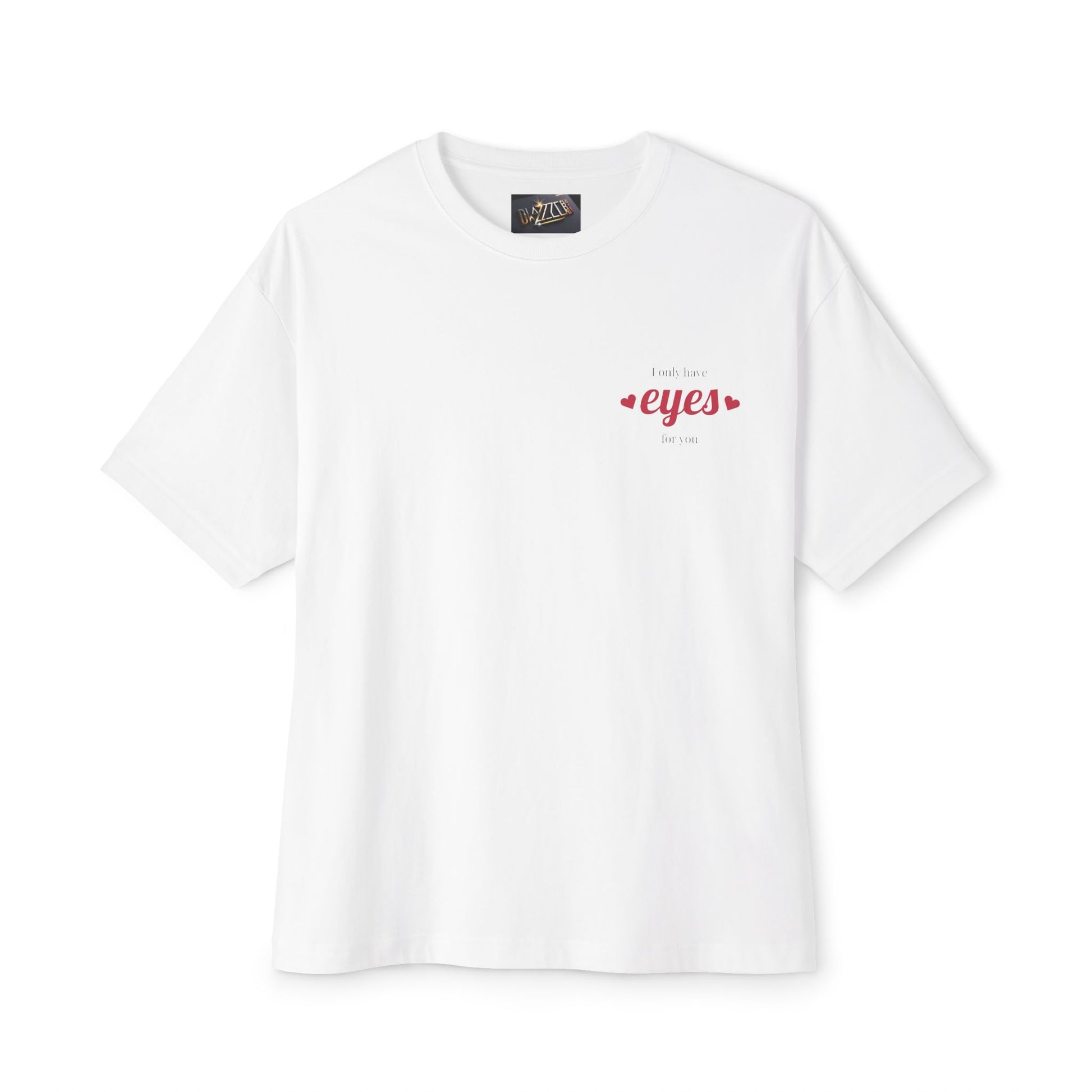 Romantic Unisex Oversized Tee, Cute Gift for Valentine’s Day, Casual Love Shirt, Perfect for Date Nights, Everyday Wear