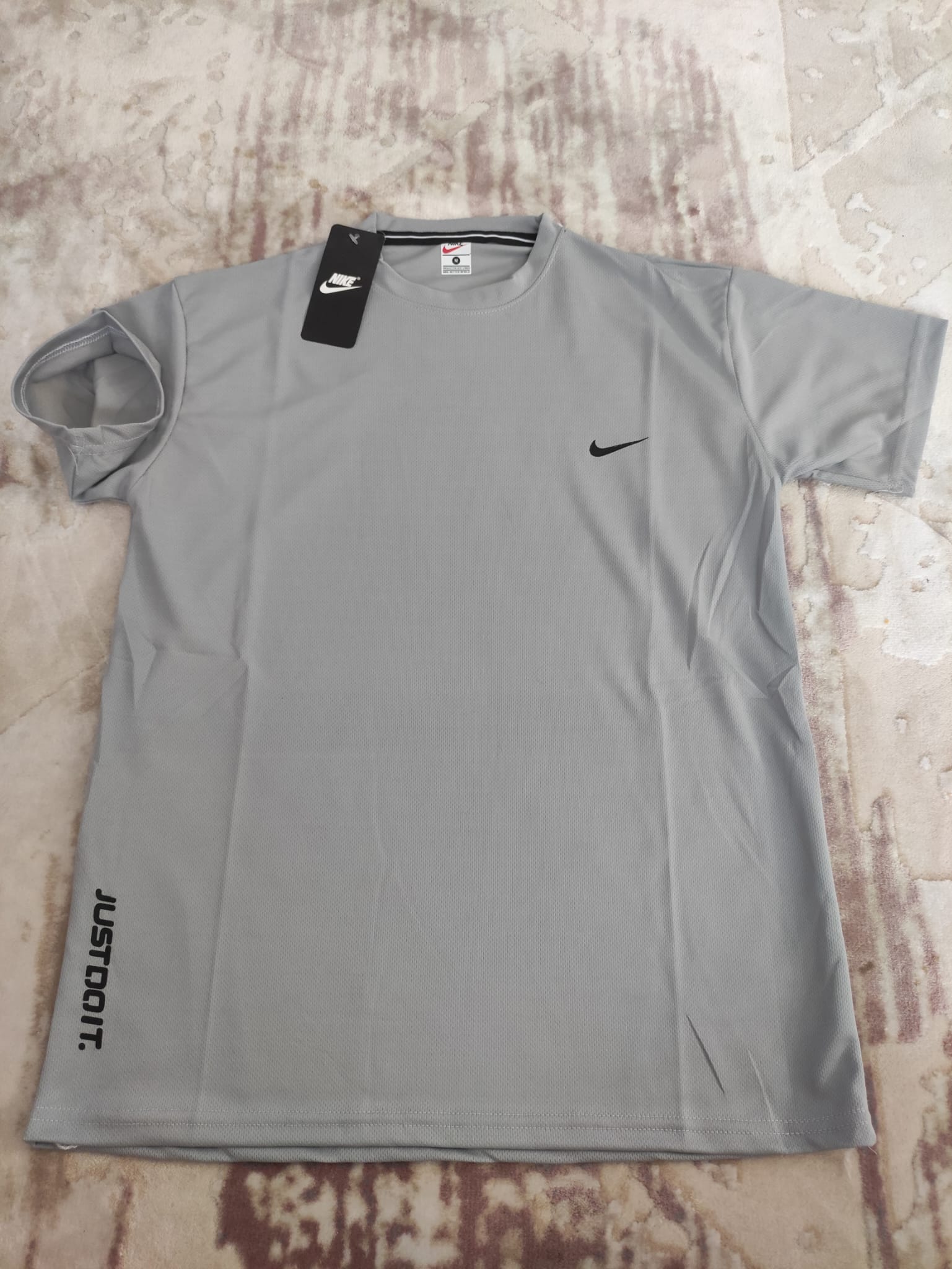 T-Shirt nefes alabilen kumaş 1. kalite gri