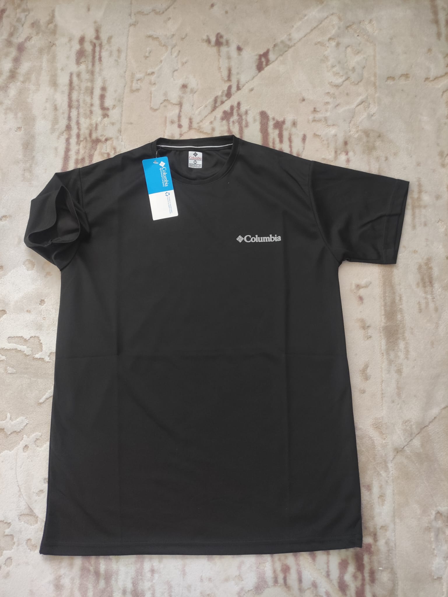 T-Shirt nefes alabilen kumaş 1. kalite siyah